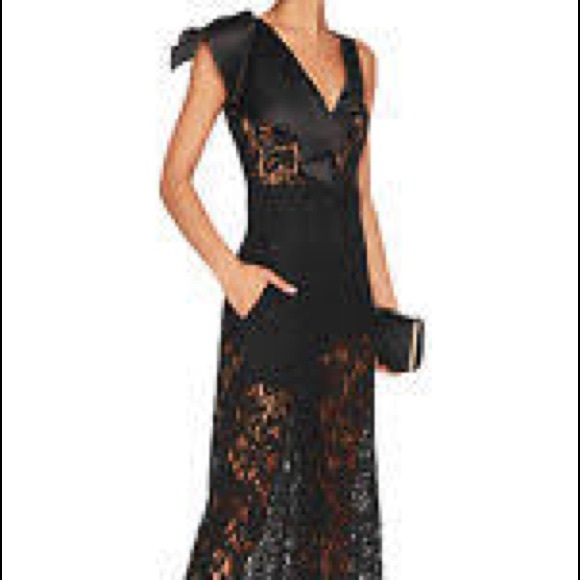 alexis black lace jumpsuit
